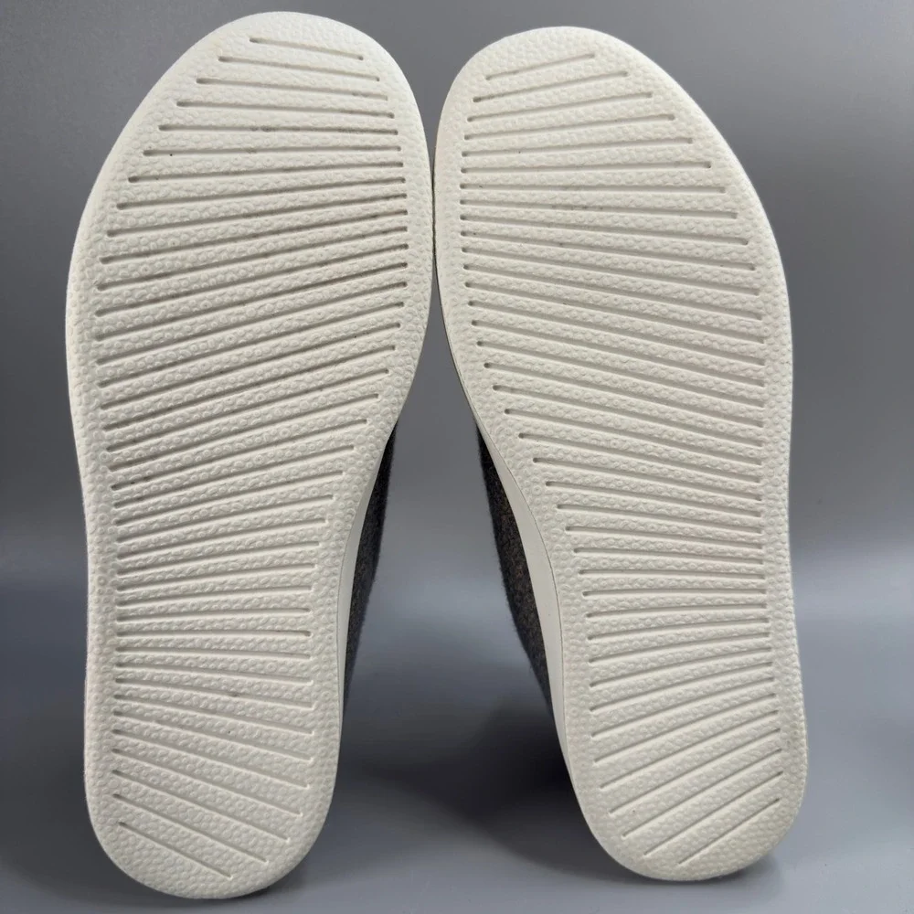 Allbirds Wool Piper Mids Womens 10 Sneakers‎ Gray Blue White Lace Up Shoe